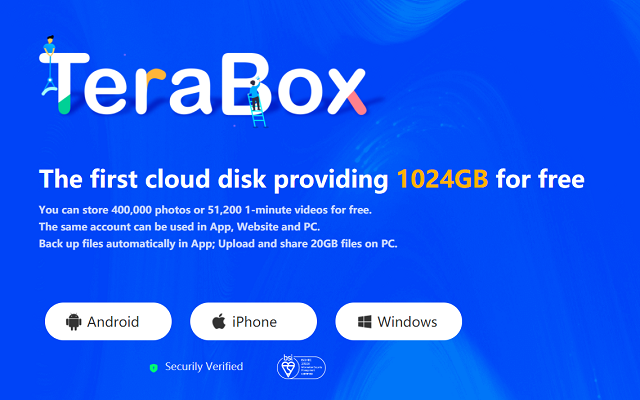 Baixar e jogar TeraBox Cloud Storage: Cloud Backup de dados no PC