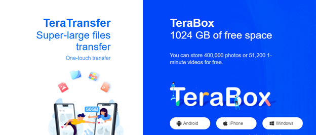 02 TeraBox best file transfer
