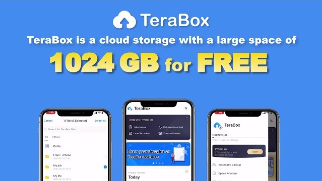 03 TeraBox 1024GB free storage
