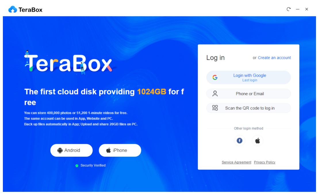 03 TeraBox login