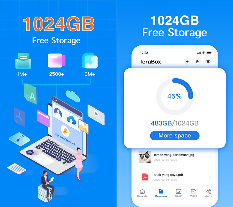 TeraBox - 1TB Free Cloud Storage