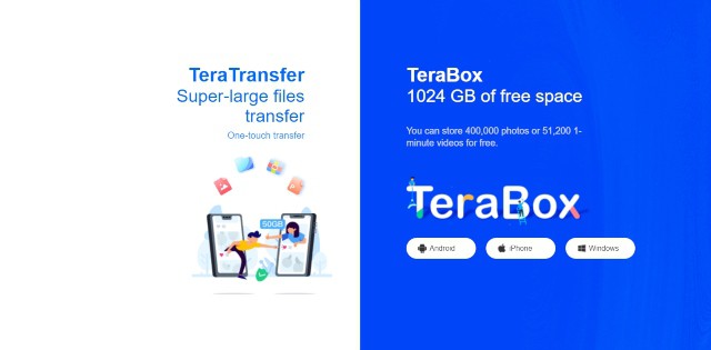 04 TeraBox large file transfer