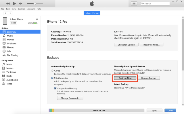 01 how to backup ipad