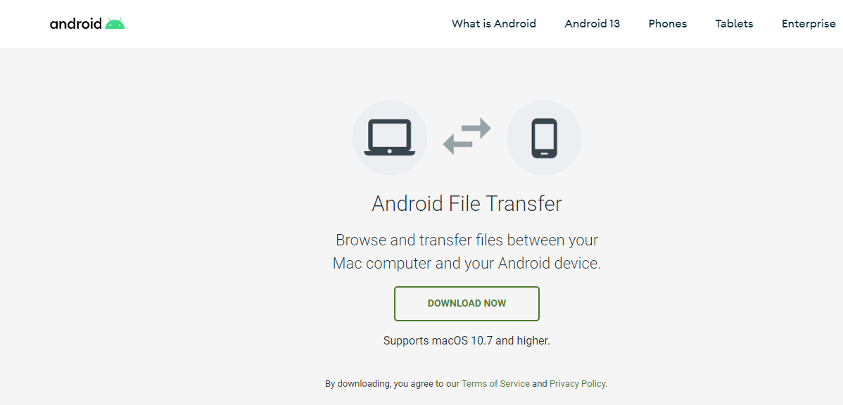 macbook file transfer to android 1