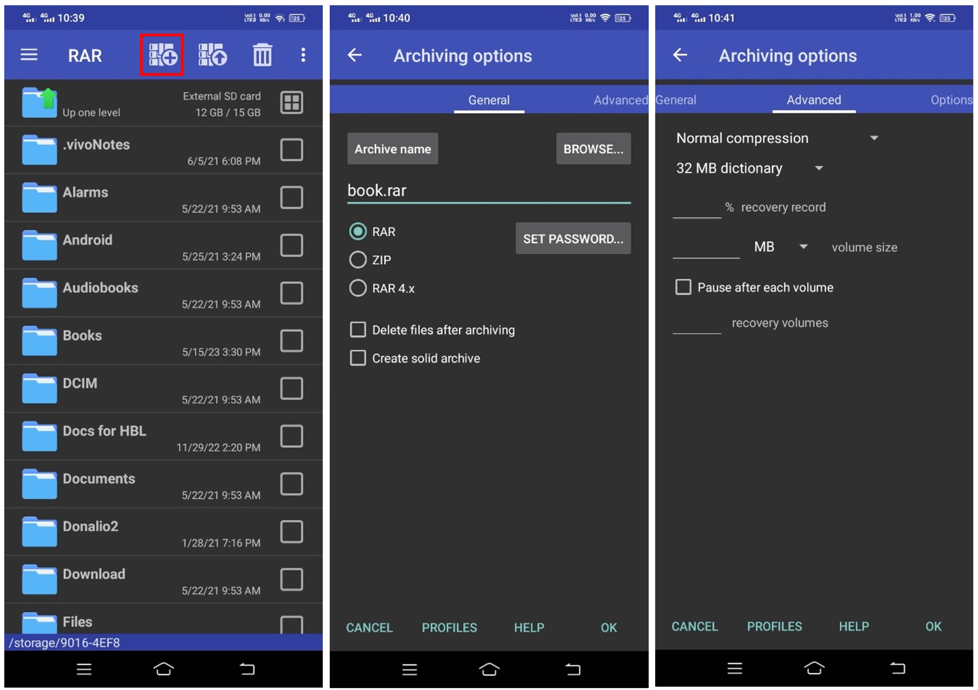 04 how to compress a file on android