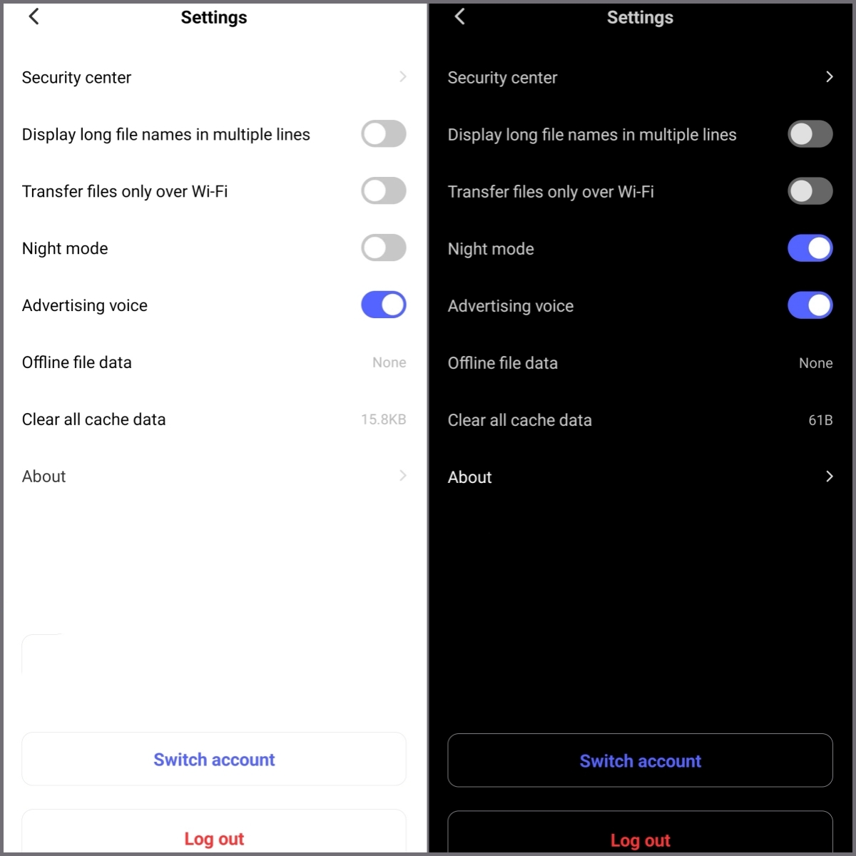 How to Enable TeraBox Night Mode