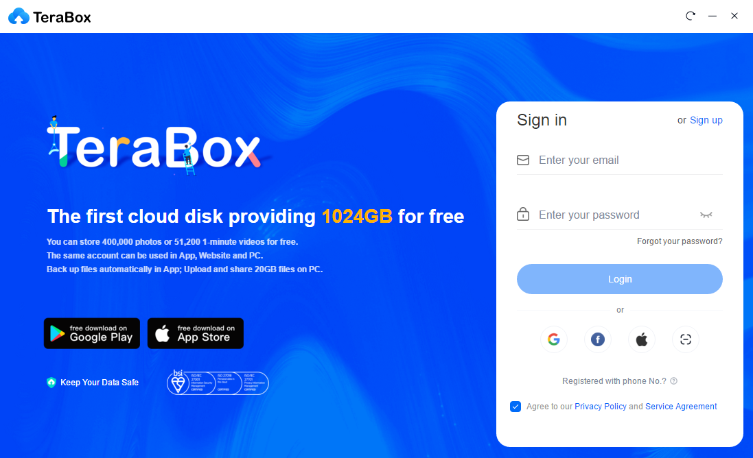 Login TeraBox