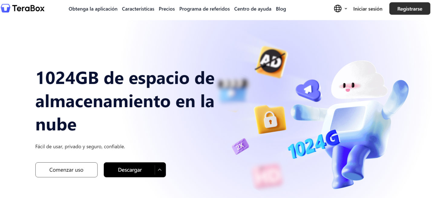 almacenamiento en la nube gratis - TeraBox