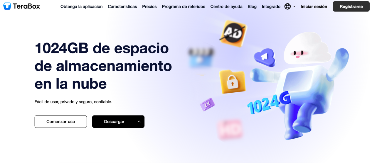 Almacenamiento en la nube gratis - TeraBox