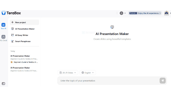 Beginner’s Guide to TeraBox AI Presentation Maker