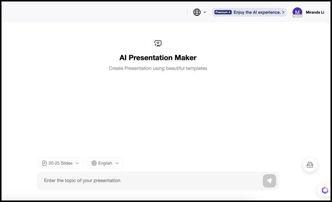 02 Tera AI Presentation Maker