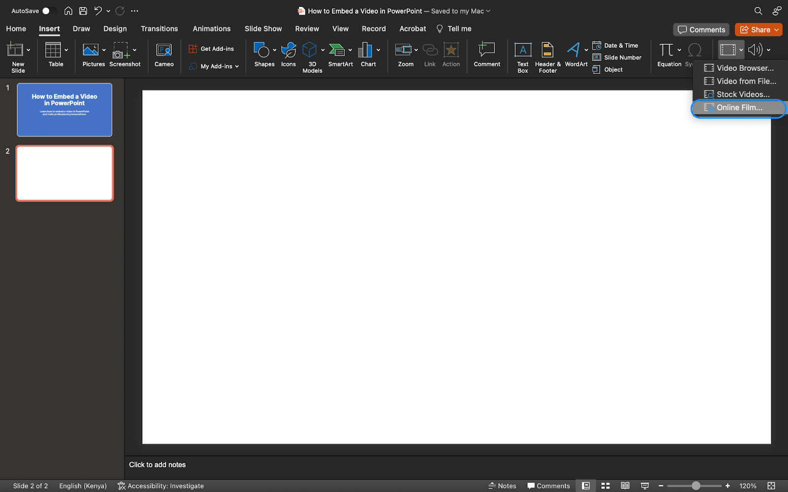 18 how to embed a video in powerpoint