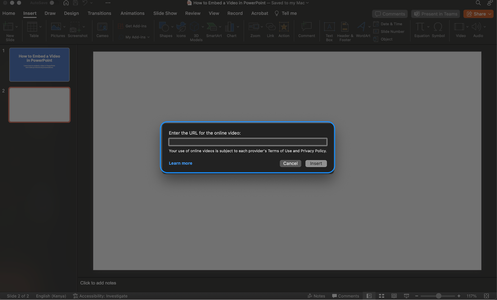19 how to embed a video in powerpoint