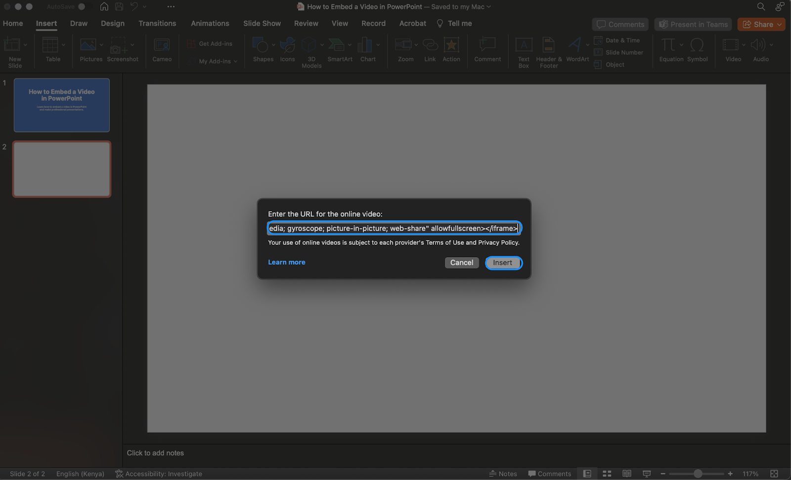 20 how to embed a video in powerpoint